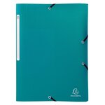 Chemise à élastique 3 rabats Polypropylène 5/10e Opaque A4 Assorties EXACOMPTA