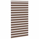 vidaXL Store zèbre marron 135x200cm largeur du tissu 130 9cm polyester