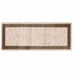 vidaXL Coureur de Tapis MARSA Noir 100 x 250 cm Polyester et PVC
