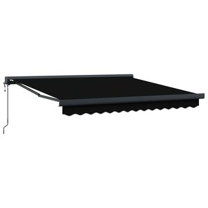 vidaXL Auvent Noir 300 x 250 x 165 cm Polyester et Aluminium