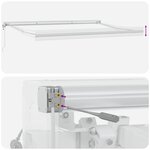Auvent Rétractable Automatique vidaXL Beige 400x300 cm