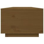 vidaXL Table basse Marron miel 80x50x35 5 cm Bois massif de pin