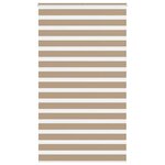 vidaXL Store zèbre marron sable largeur du tissu 120 9 cm polyester