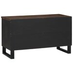 vidaXL Meuble TV Marron 80 x 33 x 46 cm bois de manguier massif