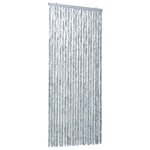 vidaXL Moustiquaire Blanc et gris 90x220 cm Chenille