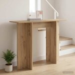 vidaXL Table console Chêne artisanal 100 x 30 x 75 cm