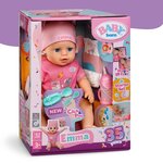 Zapf Creation 839966 - Baby Born Poupée Emma Click & Play 43 cm