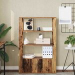 vidaXL Buffet Bois ancien 30 x 80 x 119.5 cm Bois d'ingénierie