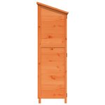 vidaXL Abri de jardin Marron 59 5 x 56 x 176 5 cm Bois d'ingénierie