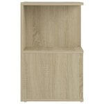 vidaXL Tables de chevet 2Pièces Chêne sonoma 35x35x55cm bois d'ingénierie