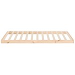 vidaXL Cadre de lit sans matelas 100x200 cm bois massif de pin