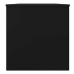 vidaXL Table basse noir 102x50x52 5 cm bois d'ingénierie