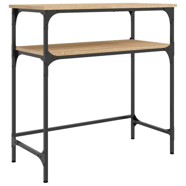 vidaXL Table console chêne sonoma 75x35 5x75 cm bois d'ingénierie