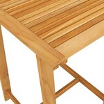 vidaXL Ensemble de bar de jardin avec coussins 5 Pièces Noir