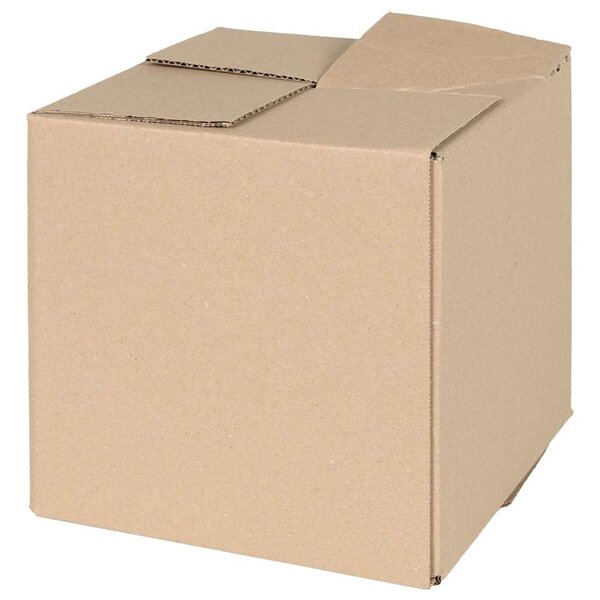 vidaXL Boîte Pliable 50 Pièces Naturel 20 x 20 x 20 cm Carton