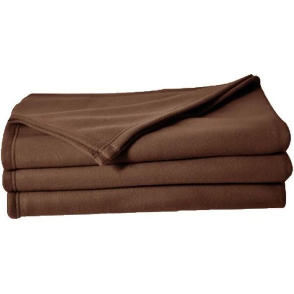 Couverture polaire POLECO 220 x 240 chocolat