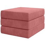 vidaXL Canapé-lit pliable 75 x 67 x 45 cm Rose