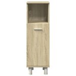 vidaXL Ensemble de meubles de salle de bain 4 Pièces chêne sonoma