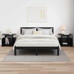 vidaXL Meuble TV 2 Pièces Chêne noir 50 x 35 x 45 cm Bois d'ingénierie