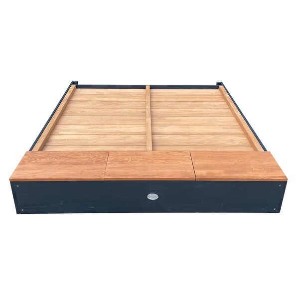 Bac à sable Mandy XL anthracite-marron
