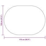 vidaXL Tapis ZIZUR Crème PP