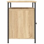 vidaXL Tables de chevet 2Pièces chêne sonoma 40x42x60cm bois d'ingénierie