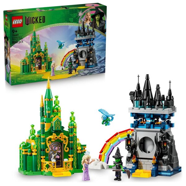LEGO Wicked - Emerald City et château de Kiamo Ko (75689) - 860 pièces  dès 9 ans.