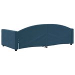 vidaXL Lit de repos sans matelas bleu 100x200 cm velours