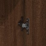 vidaXL Armoire Chêne marron 55 x 25 x 189 cm Bois d'ingénierie