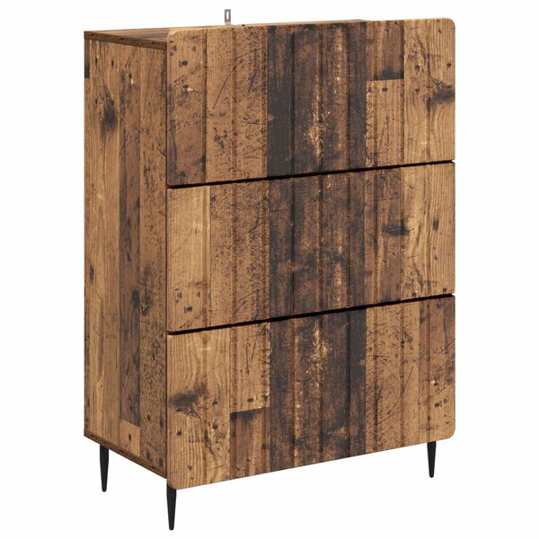 vidaXL Armoire à tiroirs Bois ancien 66 x 34 5 x 92 cm