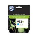 Hp 953xl cartouche d'encre cyan grande capacité authentique pour hp officejet pro 8710/8715/8720 (f6u16ae)