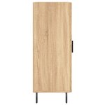 vidaXL Buffet Chêne sonoma 34 5x34x90 cm Bois d'ingénierie