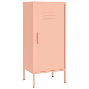 vidaXL Armoire de rangement Rose 42 5x35x101 5 cm Acier