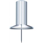 Boîte de 25 épingles Papic hauteur 7mm 10mm de diamètre Cristal EXACOMPTA