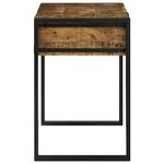 vidaXL Table de toilette 90x50x75 cm en bois massif de manguier