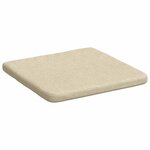 vidaXL Coussins de siège 4 Pièces Crème 40 x 40 x 3 cm tissu