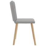 vidaXL Chaises à manger lot de 6 gris nuage tissu