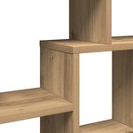 vidaXL Étagère murale chêne artisanal 85x16x52 5 cm bois d'ingénierie