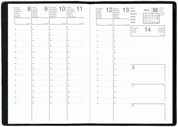 Agenda scolaire SCOLEXDI 100 x 150 mm Noir EXDI