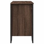 vidaXL Armoire lavabo de salle de bain chêne marron 60x35x60 cm
