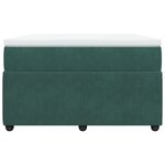 vidaXL Sommier à lattes de lit avec matelas vert foncé 120x190 cm