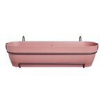 Balconnière à réservoir 70 x 26 x hauteur 17 7 cm - Rose poussière
