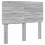 vidaXL Tête de lit Gris Sonoma 120 cm Bois d'ingénierie