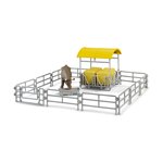 Bruder 62612 - Accessoires : râtelier à foin avec clôtures et mangeoire