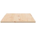 vidaXL Dessus de table 2 Pièces 80x40x1 7cm rectangulaire bois pin massif