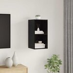 vidaXL Cabinet TV Chêne noir 37 x 37 x 72 cm Bois d'ingénierie
