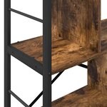 vidaXL Étagère Chêne fumé 75 x 30 x 91 cm Bois d'ingénierie