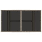 vidaXL Table de jardin relevable Gris 100 x 55 x 37 cm
