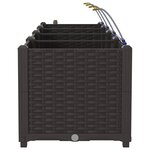 vidaXL Pots de jardin Marron 160 x 40 x 37.5 cm Acier