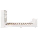 vidaXL Cadre de lit sans matelas blanc 120x190 cm bois de pin massif